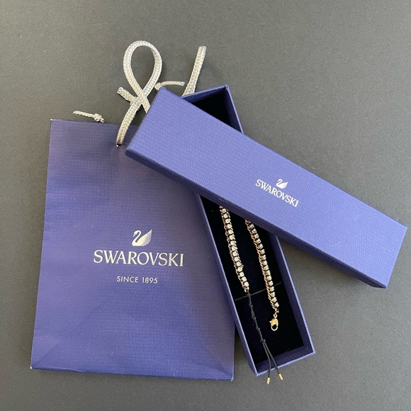 Swarovski Rose Gold Necklace - Bracelet - Picture 2 of 8